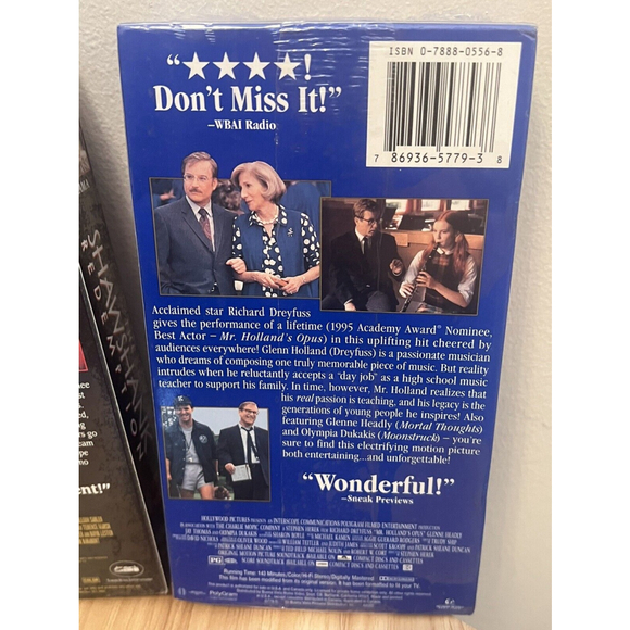 Vintage VHS lot Of 2 Mr. Holland’s Opus & The Shawshank Redemption - SEALED NEW - Picture 9 of 15